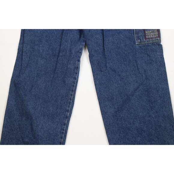 Deadstock Vtg 90s Marithe Francois Girbaud Mens 32x35 Loose Fit Wide Leg Jeans - Picture 12 of 16